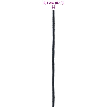 vidaXL Σχοινί Boat 0.3 mm 50 m Βασιλικό Μπλε Πολυεστέρας