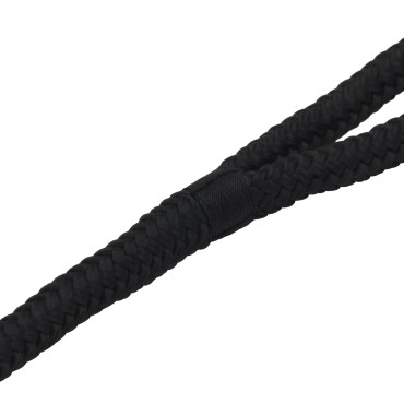 vidaXL Σχοινί Boat 14 mm 6 m Μαύρο Πολυεστέρας