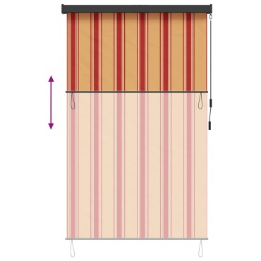 vidaXL Ρόλερ Πολύχρωμο 80 x 250 cm Ύφασμα και Αλουμίνιο