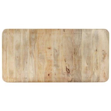 vidaXL Τραπεζαρία 180x90x76cm από Μασίφ Ξύλο Μάνγκο 1 τεμ.