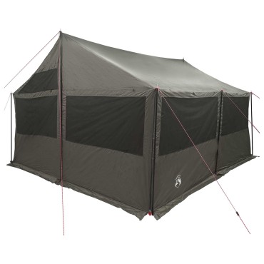 vidaXL Οικογενειακή Σκηνή Καφέ γκρι 450 x 400 x 265 εκ