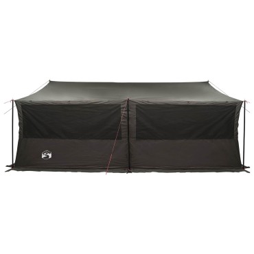 vidaXL Οικογενειακή Σκηνή Καφέ γκρι 600 x 400 x 268 εκ.