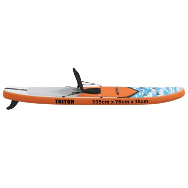 vidaXL SUP Board με κάθισμα 2 σε 1 TRITON 335 x 76 x 15 εκ. Μπλε