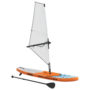 vidaXL Φουσκωτό SUP Board με Ιστιοφορία TRITON 330 x 76 x 15 εκ Μπλε