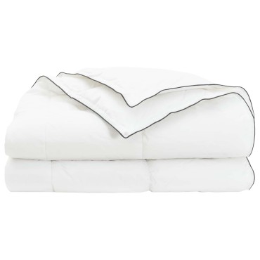vidaXL Πάπλωμα 200 x 200 cm 100% Βαμβάκι Λευκό