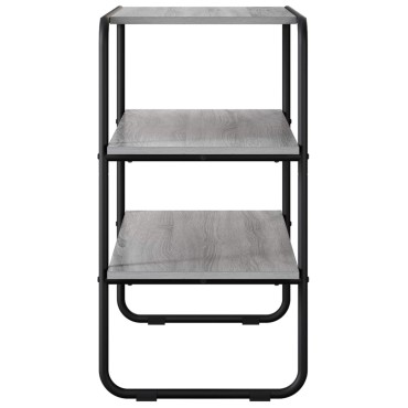 vidaXL Τραπέζι κονσόλας Γκρι Sonoma 80x41x75cm Επεξεργασμένο Ξύλο