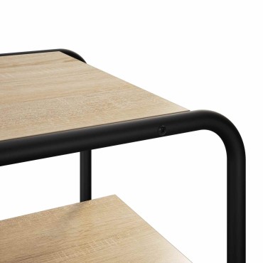 vidaXL Τραπέζι κονσόλας Sonoma Δρυς 100x41x75 εκ