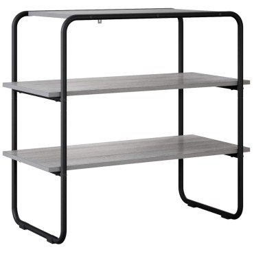 vidaXL Τραπέζι κονσόλας Γκρι Sonoma 100x41x75 εκ