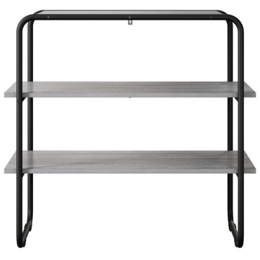 vidaXL Τραπέζι κονσόλας Γκρι Sonoma 100x41x75 εκ