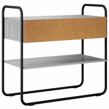 vidaXL Τραπέζι κονσόλας Γκρι Sonoma 100x40x75cm