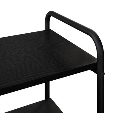 vidaXL Τραπέζι κονσόλας Μαύρη Δρυς 80x35x75cm Επεξεργασμένο Ξύλο