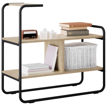 vidaXL Τραπέζι κονσόλας Sonoma Δρυς 80x35x75cm Επεξεργασμένο Ξύλο
