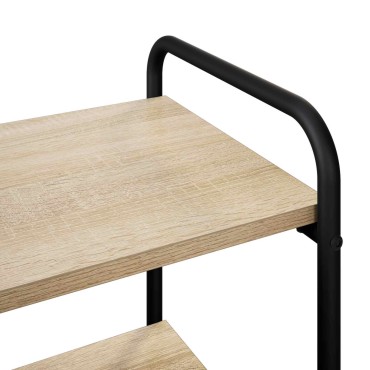 vidaXL Τραπέζι κονσόλας Sonoma Δρυς 80x35x75cm Επεξεργασμένο Ξύλο