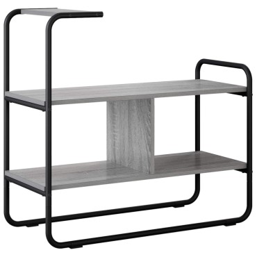 vidaXL Τραπέζι κονσόλας Γκρι Sonoma 80x35x75cm Επεξεργασμένο Ξύλο