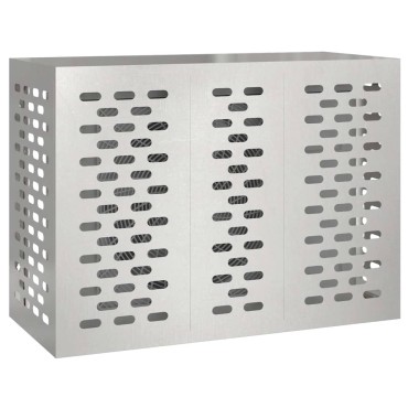vidaXL Κάλυμμα κλιματιστικού Ασημί 110 x 50 x 80 cm