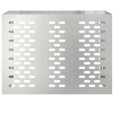vidaXL Κάλυμμα κλιματιστικού Ασημί 110 x 50 x 80 cm