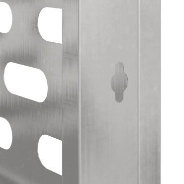 vidaXL Κάλυμμα κλιματιστικού Ασημί 110 x 50 x 80 cm