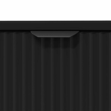 vidaXL Ντουλάπα Νιπτήρα Mπάνιου Μαύρο 60,5x33,5x61 εκ 1 τεμ.