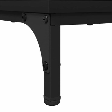 vidaXL Ντουλάπα Νιπτήρα Mπάνιου Μαύρο 60,5x33,5x61 εκ 1 τεμ.