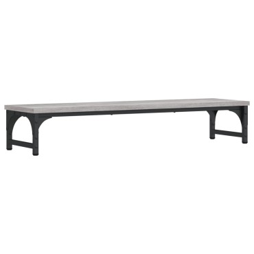 vidaXL Βάση Οθόνης Γκρι Sonoma 85x23x15,5 εκ. από Επεξεργασμένο Ξύλο