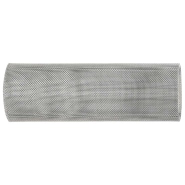 vidaXL Πλέγμα Οθόνης 20x1000cm 20 Mesh Ανοξείδωτο Ατσάλι 201 Ασημί