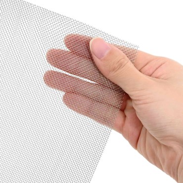 vidaXL Πλέγμα Οθόνης 40x2000cm 20 Mesh Ανοξείδωτο Ατσάλι 201 Ασημί