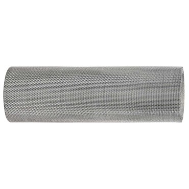 vidaXL Πλέγμα Οθόνης 20x1000cm 30 Mesh Ανοξείδωτο Ατσάλι 201 Ασημί