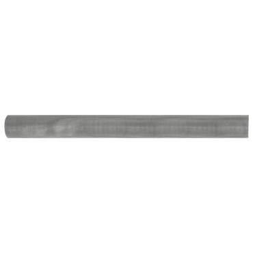 vidaXL Πλέγμα Οθόνης 80x500cm 30 Mesh Ανοξείδωτο Ατσάλι 201 Ασημί