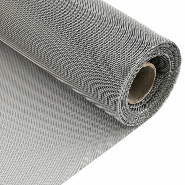 vidaXL Πλέγμα Οθόνης 80x500cm 30 Mesh Ανοξείδωτο Ατσάλι 201 Ασημί