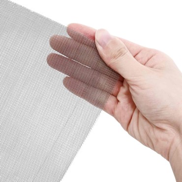 vidaXL Πλέγμα Οθόνης 80x500cm 30 Mesh Ανοξείδωτο Ατσάλι 201 Ασημί