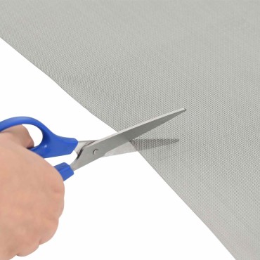 vidaXL Πλέγμα Οθόνης 80x500cm 30 Mesh Ανοξείδωτο Ατσάλι 201 Ασημί