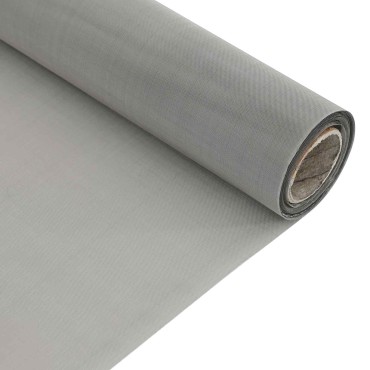 vidaXL Πλέγμα Οθόνης 100x500cm 120 Mesh Ανοξείδωτο Ατσάλι 201 Ασημί