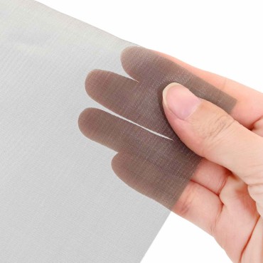 vidaXL Πλέγμα Οθόνης 100x500cm 120 Mesh Ανοξείδωτο Ατσάλι 201 Ασημί