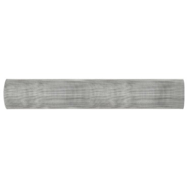 vidaXL Πλέγμα Οθόνης 40x2000cm 18 mesh Ανοξείδωτο Ατσάλι 304 Ασημί