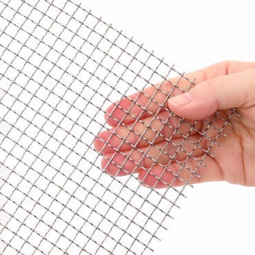vidaXL Πλέγμα Οθόνης 60x1000cm 3 Mesh Ανοξείδωτο Ατσάλι 201 Ασημί