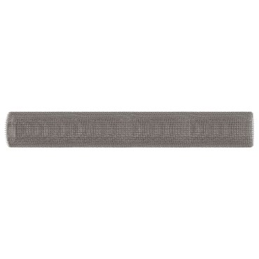 vidaXL Πλέγμα Οθόνης 80x500cm 3 Mesh Ανοξείδωτο Ατσάλι 201 Ασημί