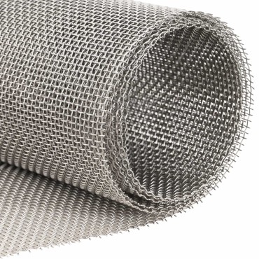 vidaXL Πλέγμα Οθόνης 40x1000cm 8 Mesh Ανοξείδωτο Ατσάλι 201 Ασημί