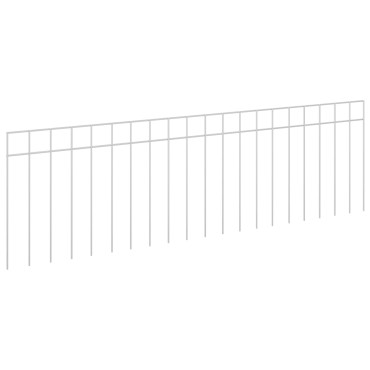 vidaXL Πάνελ Φράχτη Κήπου 48 τμχ. 100x30cm Γαλβανισμένος Χάλυβας