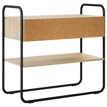 vidaXL Τραπέζι κονσόλας Sonoma Δρυς 80x40x75cm