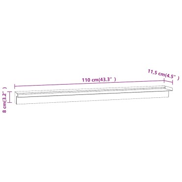 vidaXL Σιντριβάνι Καταρράκτης Πισίνας με LED 110 εκ. από Ανοξ. Ατσάλι