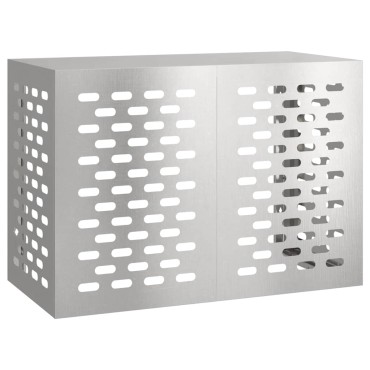 vidaXL Κάλυμμα κλιματιστικού Ασημί 100 x 50 x 70 cm