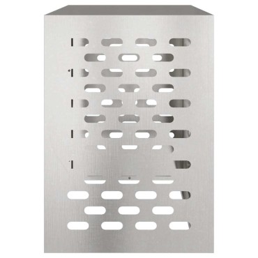vidaXL Κάλυμμα κλιματιστικού Ασημί 100 x 50 x 70 cm Ανοξείδωτο Ατσάλι