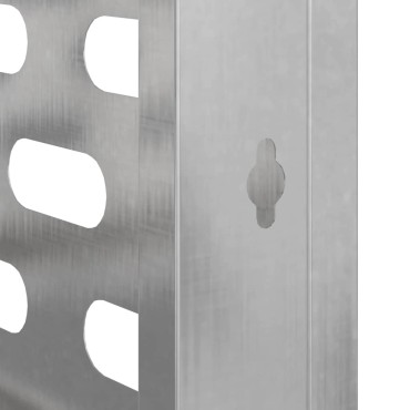vidaXL Κάλυμμα κλιματιστικού Ασημί 100 x 50 x 70 cm Ανοξείδωτο Ατσάλι
