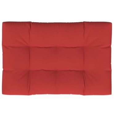 vidaXL Μαξιλάρι Καναπέ Παλέτας Κόκκινο 120x80x12cm Υφασμάτινο