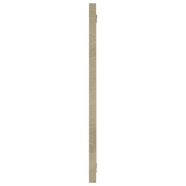 vidaXL Καθρέφτης Μπάνιου Sonoma Δρυς 100x1,5x37cm Μοριοσανίδα 1 τεμ.