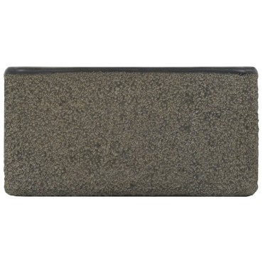 vidaXL Νιπτήρας Μαύρος 30 x 30 x 15 εκ. από Riverstone