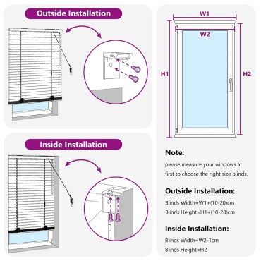 vidaXL Βενετσιάνικη Σκίαση Όψη Δρύς 140 x 250 cm 35 mm