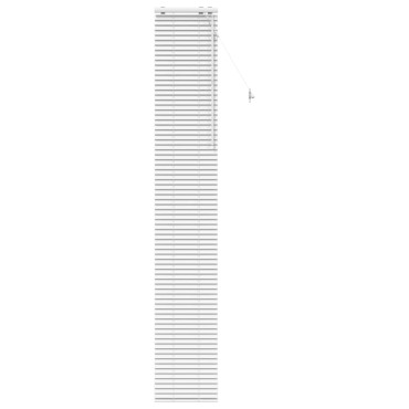 vidaXL Βενετσιάνικη Σκίαση Λευκό 40 x 250 εκ. 35 mm