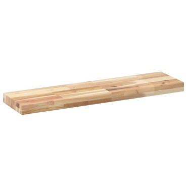 vidaXL Ράφια Πλωτά 4 τεμ. 100x20x4cm από Μασίφ Ξύλο Ακακίας