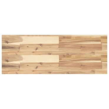 vidaXL Ράφια Πλωτά 3 τεμ. 80x30x4cm από Μασίφ Ξύλο Ακακίας χωρίς Επεξεργασία